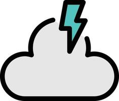 ilustração vetorial de tempestade de nuvens em ícones de símbolos.vector de qualidade background.premium para conceito e design gráfico. vetor