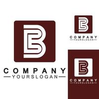 vetor de logotipo de letra b, logotipo de negócios de letra b, design de logotipo b criativo exclusivo moderno, ícone mínimo de vetor baseado inicial b.