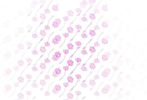 textura de desenho de vetor rosa claro.