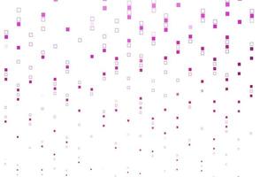 layout de vetor rosa claro com retângulos, quadrados.