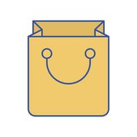 ícone de vetor de sacola de compras que é adequado para trabalho comercial e modificá-lo ou editá-lo facilmente