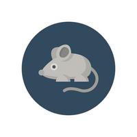 ícone de vetor animal rato rato que é adequado para trabalho comercial e facilmente modificá-lo ou editá-lo