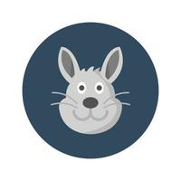 ícone de vetor animal coelho que é adequado para trabalho comercial e facilmente modificá-lo ou editá-lo