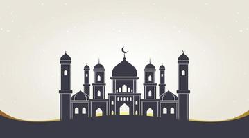 projeto de fundo islâmico. fundo do Ramadã. fundo de eid mubarak vetor