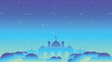 projeto de fundo islâmico. fundo do Ramadã Kareem. fundo de eid mubarak vetor