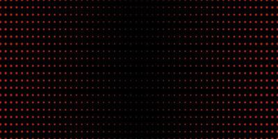 fundo de meio-tom vermelho preto gradiente. padrão abstrato de gradação pontilhada. banner de efeito brilhante de estilo retrô luxo de meio tom. design de papel de parede moderno criativo. ilustração vetorial.