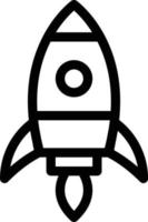 ilustração vetorial de foguete em símbolos de qualidade background.premium. ícones vetoriais para conceito e design gráfico. vetor