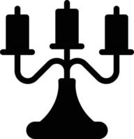 ilustração em vetor candelabro em símbolos de qualidade background.premium. ícones vetoriais para conceito e design gráfico.