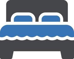 ilustração vetorial de cama em símbolos de qualidade background.premium. ícones vetoriais para conceito e design gráfico. vetor