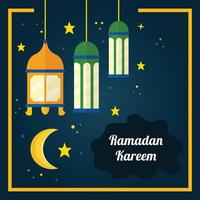 design plano de fundo ramadan kareem vetor