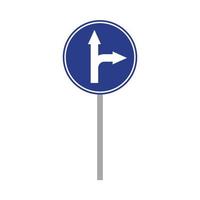 vetor de sinal de estrada para o símbolo do site