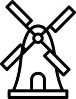ilustração vetorial de moinho de vento em ícones de símbolos.vector de qualidade background.premium para conceito e design gráfico. vetor