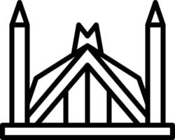 ilustração em vetor mesquita faisal em ícones de uma qualidade background.premium symbols.vector para conceito e design gráfico.