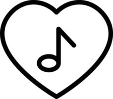 música amor ilustração vetorial em uma qualidade background.premium icons.vector ícones para conceito e design gráfico. vetor