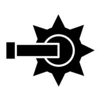 ícone de glifo de esporão vetor
