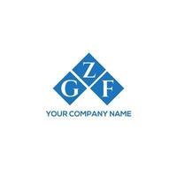 gzf creagzf carta logotipo design em fundo branco. gzf conceito de logotipo de carta de iniciais criativas. gzf carta design.tive iniciais carta logotipo conceito. design de letra gzf. vetor