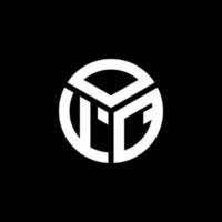 ofq carta design de logotipo em fundo preto. ofq conceito de logotipo de letra inicial criativa. ofq design de letras. vetor