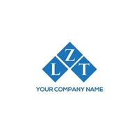 lzt carta design.lzt design de logotipo de carta em fundo branco. lzt conceito de logotipo de letra de iniciais criativas. lzt carta design.lzt design de logotipo de carta em fundo branco. eu vetor