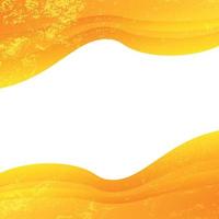ilustração de fundo de onda de negócios fluindo laranja abstrata vetor