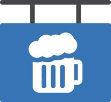 ilustração em vetor placa de cerveja em símbolos de qualidade background.premium. ícones vetoriais para conceito e design gráfico.