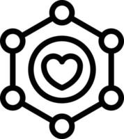 ilustração vetorial de coração em ícones de símbolos.vector de qualidade background.premium para conceito e design gráfico. vetor