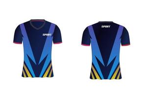 jersey é design de camiseta esportiva média para time de futebol, basquete e vôlei vetor