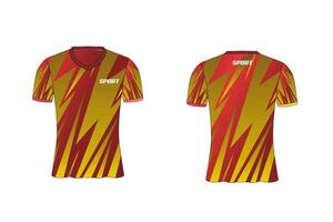 jersey é design de camiseta esportiva média para time de futebol, basquete e vôlei vetor