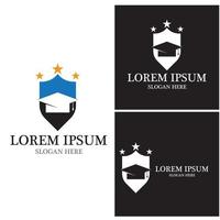 vetor de modelo de logotipo de educação