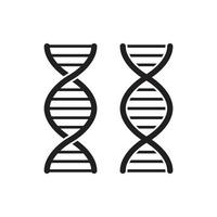 ícone de engenharia genética de dna vetor