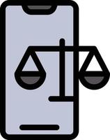 ilustração vetorial de lei móvel em ícones de símbolos.vector de qualidade background.premium para conceito e design gráfico. vetor