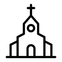 ilustração do vetor da igreja em um ícones de symbols.vector de qualidade background.premium para conceito e design gráfico.