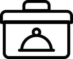 ilustração vetorial de caixa de comida em ícones de símbolos.vector de qualidade background.premium para conceito e design gráfico. vetor
