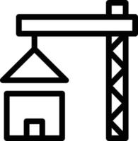 ilustração vetorial de casa de guindaste em ícones de símbolos.vector de qualidade background.premium para conceito e design gráfico. vetor