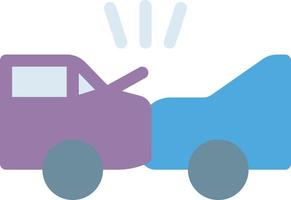 ilustração vetorial de acidente de carro em ícones de símbolos.vector de qualidade background.premium para conceito e design gráfico. vetor