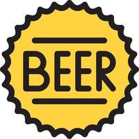 ilustração vetorial de cerveja em símbolos de qualidade background.premium. ícones vetoriais para conceito e design gráfico. vetor