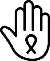 ilustração vetorial de câncer de mão em ícones de símbolos.vector de qualidade background.premium para conceito e design gráfico. vetor
