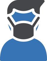 ilustração vetorial de máscara facial em ícones de símbolos.vector de qualidade background.premium para conceito e design gráfico. vetor
