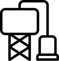 ilustração em vetor torre de óleo em ícones de uma qualidade background.premium symbols.vector para conceito e design gráfico.