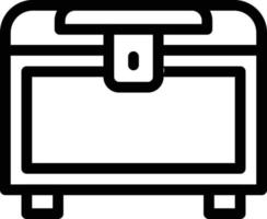 ilustração vetorial caixa de tesouro em ícones de uma qualidade background.premium symbols.vector para conceito e design gráfico. vetor