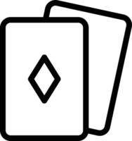 ilustração vetorial de cartas de baralho em ícones de símbolos.vector de qualidade background.premium para conceito e design gráfico. vetor