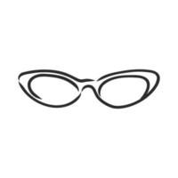 desenho vetorial de óculos vetor