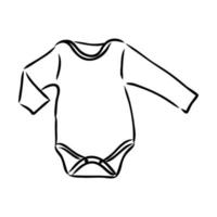 desenho vetorial de corpo de bebê vetor