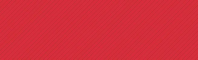linhas inclinadas de fundo de textura vermelha abstrata panorâmica - vetor