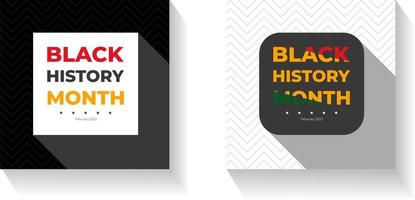 fundo do mês da história negra. história afro-americana ou mês da história negra. comemorado anualmente em fevereiro nos EUA e Canadá. mês da história negra 2022 vetor