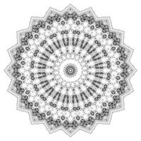 mandala indiana. padrão circular vetor