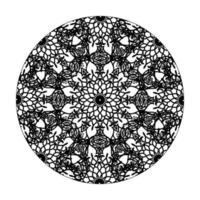 elementos de decoração de arte mandala padrão circular. vetor