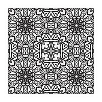 ornamento floral mandala sem costura padrão. vetor