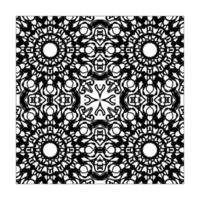 ornamento floral mandala sem costura padrão. vetor