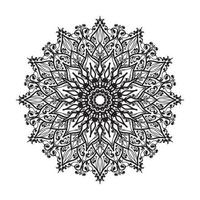 mandala desenhada à mão. decoração em ornamento de doodle oriental étnica. vetor