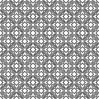 textura padrão sem costura preto e branco. design gráfico ornamental em tons de cinza. ornamentos em mosaico. vetor